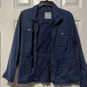Gently used Large Sonoma navy light jacket
